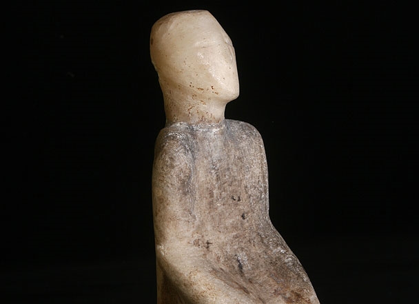 İnsan heykelciği, taş, Neolitik Dönem,  Anadolu Medeniyetleri Müzesi